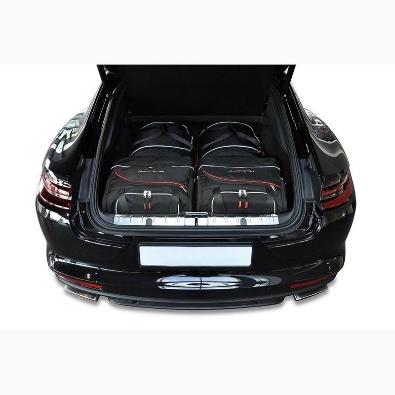 Gepäckträgertaschen-Set KJUST Porsche Panamera E-Hybrid 2016+ 4 Stk. Schwarz 11