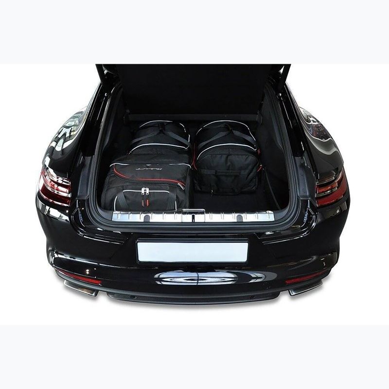 Gepäckträgertaschen-Set KJUST Porsche Panamera E-Hybrid 2016+ 4 Stk. Schwarz 12