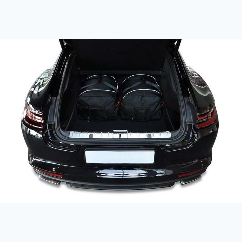 Gepäckträgertaschen-Set KJUST Porsche Panamera E-Hybrid 2016+ 4 Stk. Schwarz 13