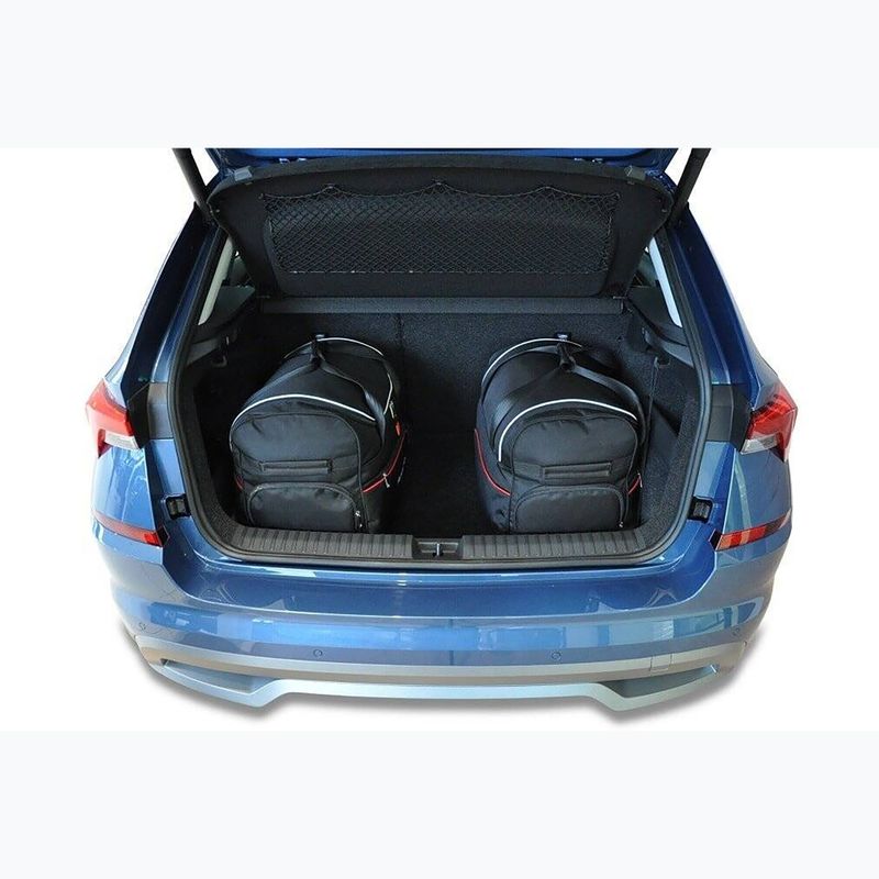 Gepäckträgertaschen-Set KJUST Skoda Kamiq 2019+ 3 Stk. Schwarz 12