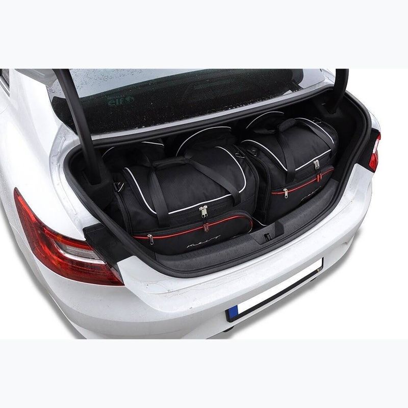 Gepäckträgertaschen-Set KJUST Renault Megane Grandcoupe 2016+ 5 Stk. Schwarz 11