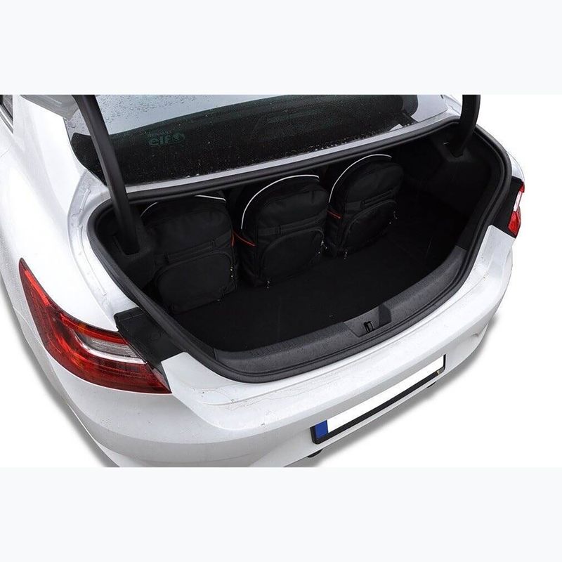 Gepäckträgertaschen-Set KJUST Renault Megane Grandcoupe 2016+ 5 Stk. Schwarz 12