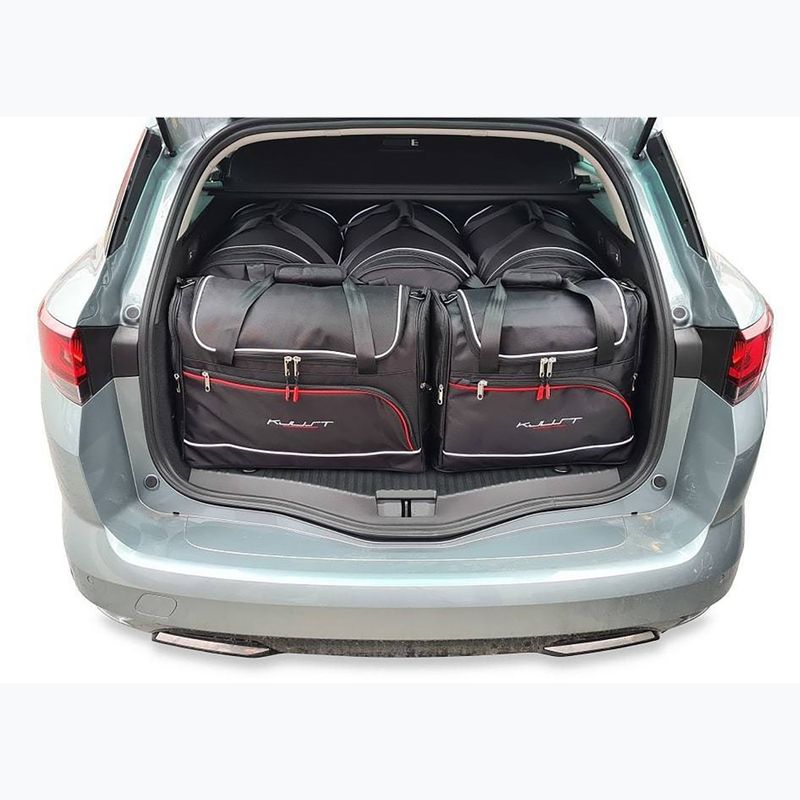 Gepäckträgertaschen-Set KJUST Renault Megane Grandtour Plug-In Hybrid 2020+ 5 Stk. Schwarz 11