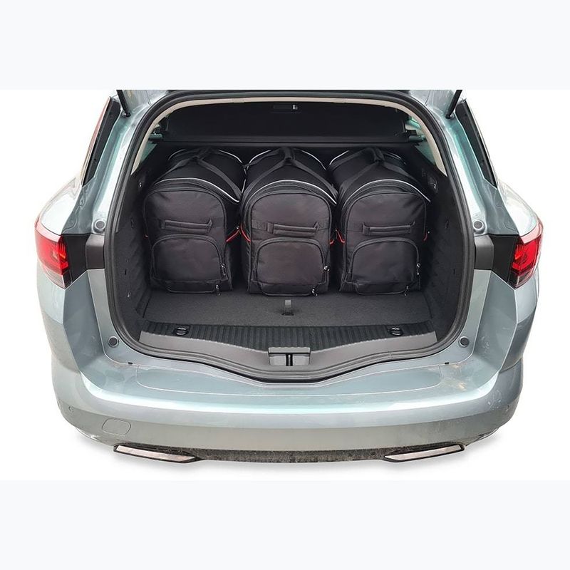 Gepäckträgertaschen-Set KJUST Renault Megane Grandtour Plug-In Hybrid 2020+ 5 Stk. Schwarz 13