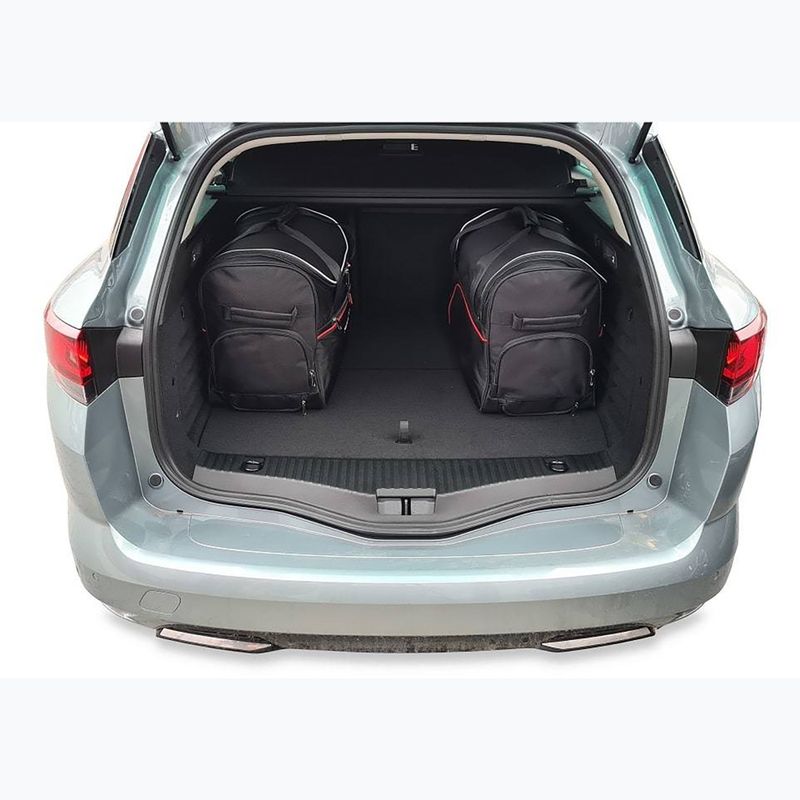 Gepäckträgertaschen-Set KJUST Renault Megane Grandtour Plug-In Hybrid 2020+ 5 Stk. Schwarz 14