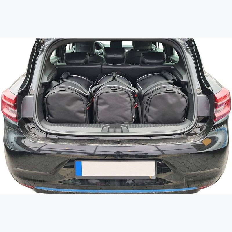 Gepäckträgertaschen-Set KJUST Renault Clio Hybrid 2020+ 3 Stk. Schwarz 8