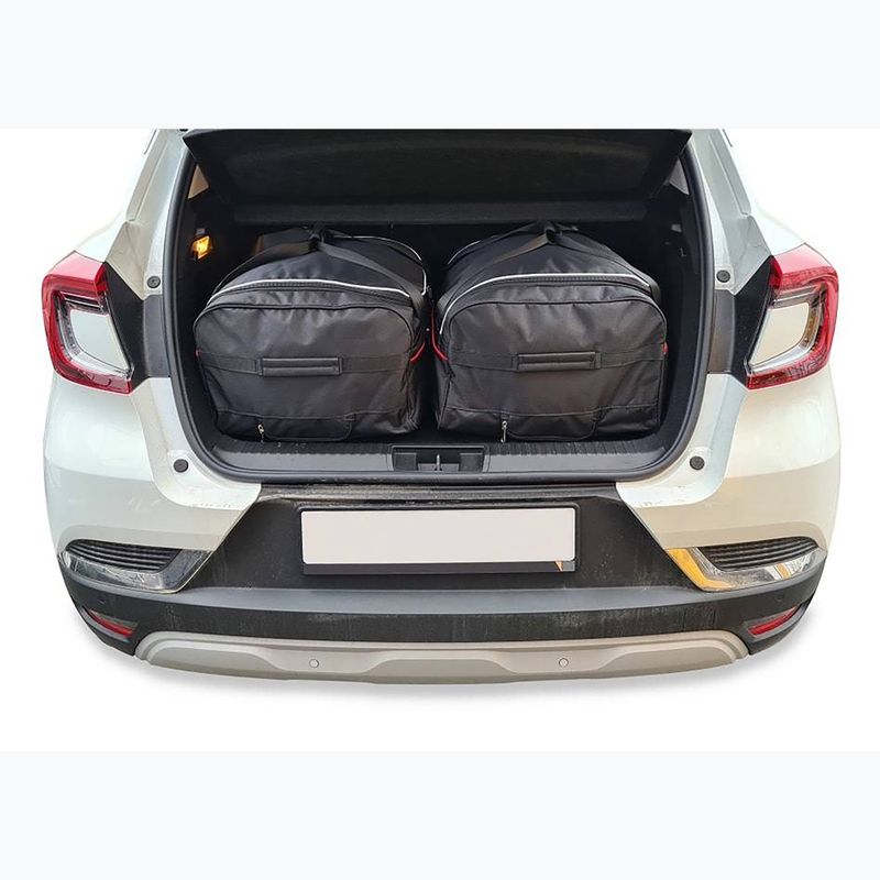 Gepäckträgertaschen-Set KJUST Renault Captur Phev 2020+ 2 Stk. Schwarz 10