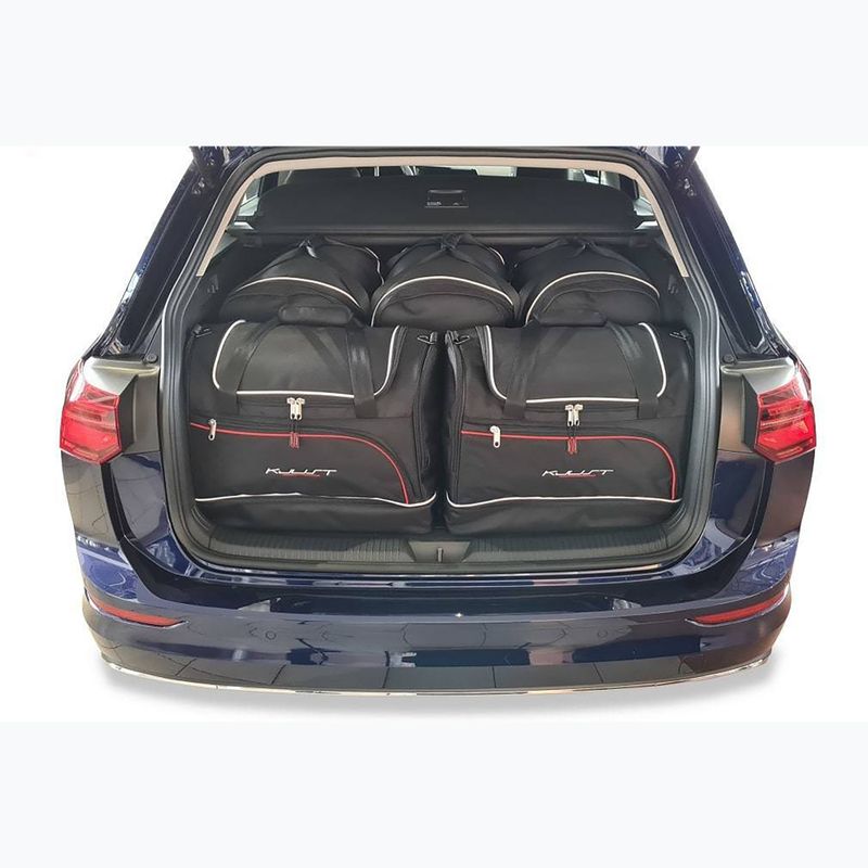 Gepäckträgertaschen-Set KJUST Volkswagen Golf Variant 2020+ 5 Stk. Schwarz 15