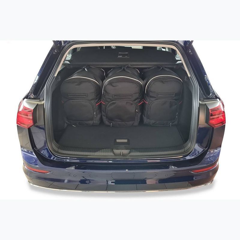 Gepäckträgertaschen-Set KJUST Volkswagen Golf Variant 2020+ 5 Stk. Schwarz 17