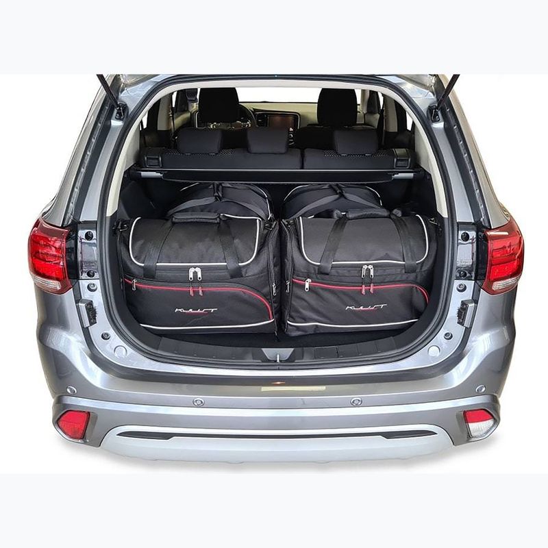 Gepäckträgertaschen-Set KJUST Mitsubishi Outlander Phev 2014-2022 4 Stk. Schwarz 11