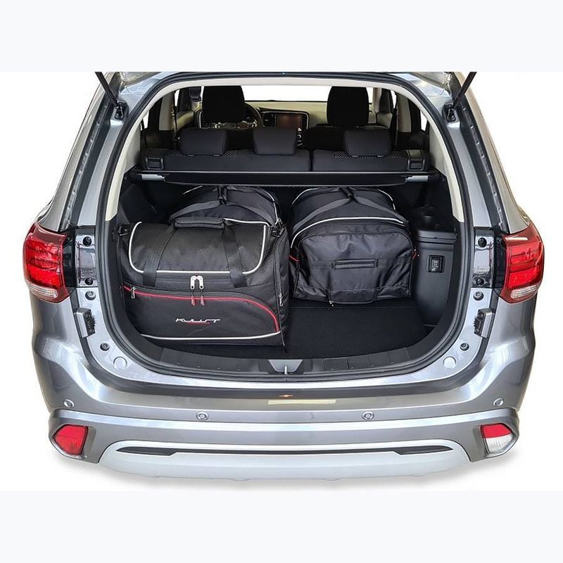 Gepäckträgertaschen-Set KJUST Mitsubishi Outlander Phev 2014-2022 4 Stk. Schwarz 12