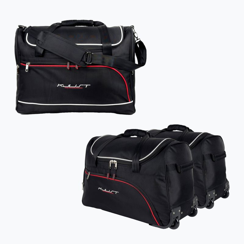 Gepäckträgertaschen-Set KJUST Kia E-Niro 2020+ 3 Stk black