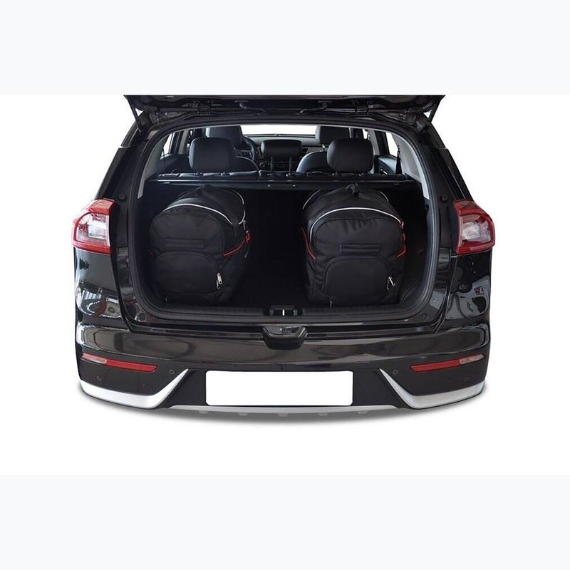 Gepäckträgertaschen-Set KJUST Kia E-Niro 2020+ 3 Stk black 11