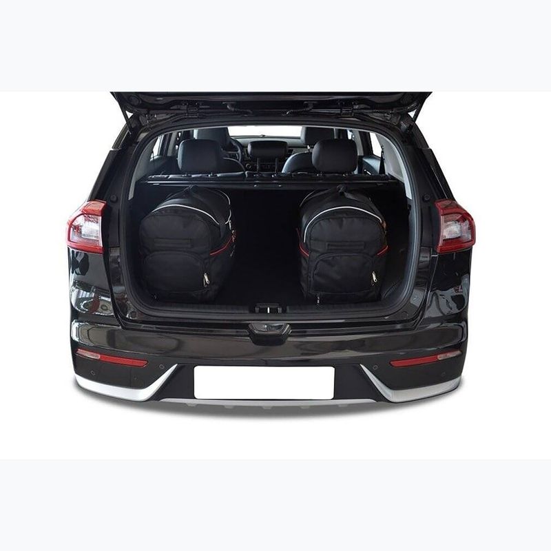 Gepäckträgertaschen-Set KJUST Kia E-Niro 2020+ 3 Stk black 12