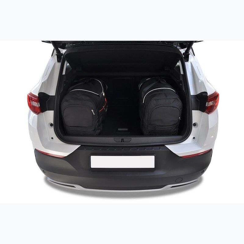 Gepäckträgertaschen-Set KJUST Opel Grandland X Phev 2019+ 4 Stk. Schwarz 14