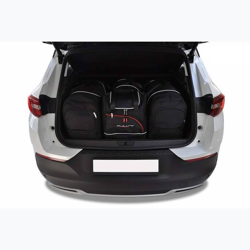 Gepäckträgertaschen-Set KJUST Opel Grandland X Phev 2019+ 4 Stk. Schwarz 11