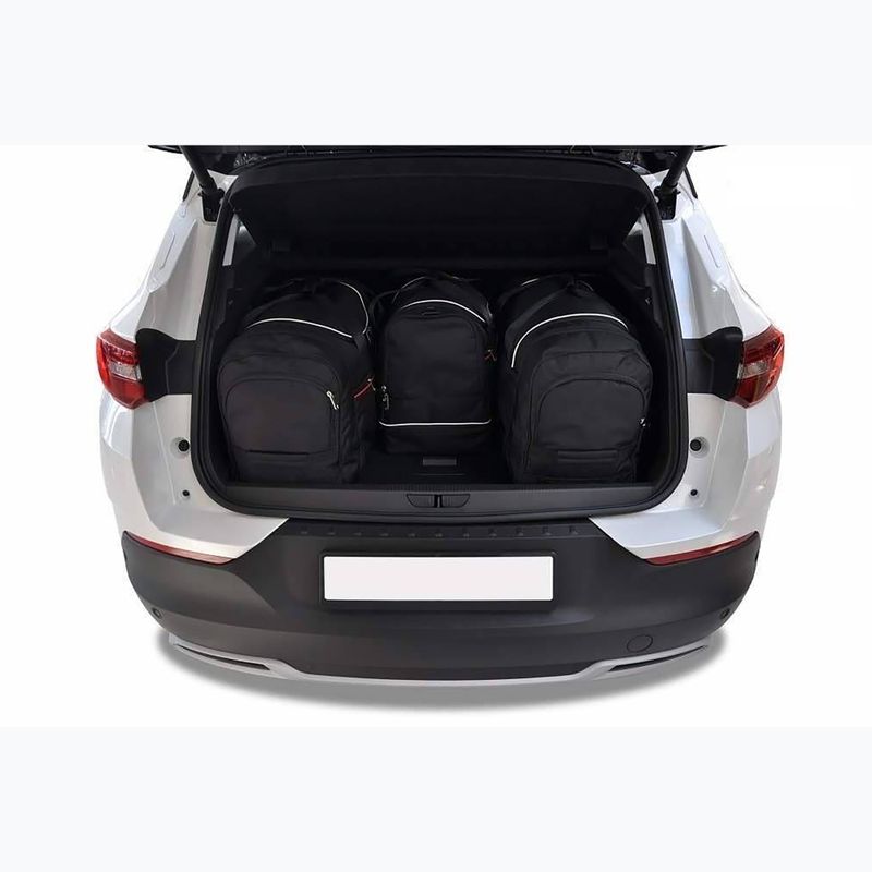 Gepäckträgertaschen-Set KJUST Opel Grandland X Phev 2019+ 4 Stk. Schwarz 12