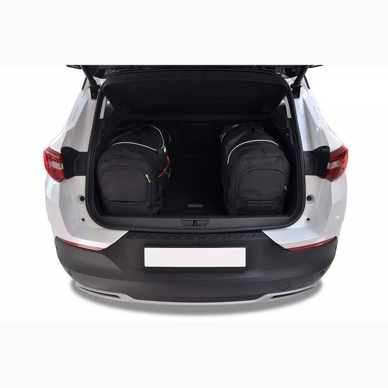 Gepäckträgertaschen-Set KJUST Opel Grandland X Phev 2019+ 4 Stk. Schwarz 13