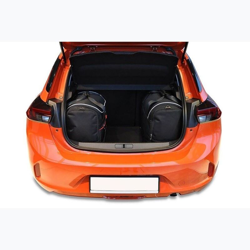 Gepäckträgertaschen-Set KJUST Opel Corsa-E 2019+ 3 Stk. Schwarz 10