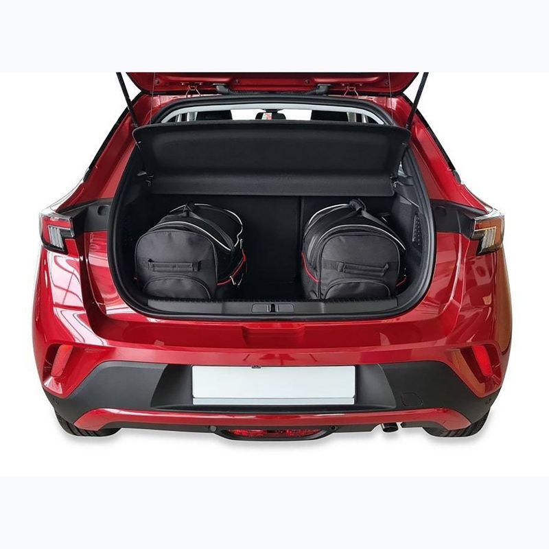 Gepäckträgertaschen-Set KJUST Opel Mokka 2020+ 3 Stk. Schwarz 11