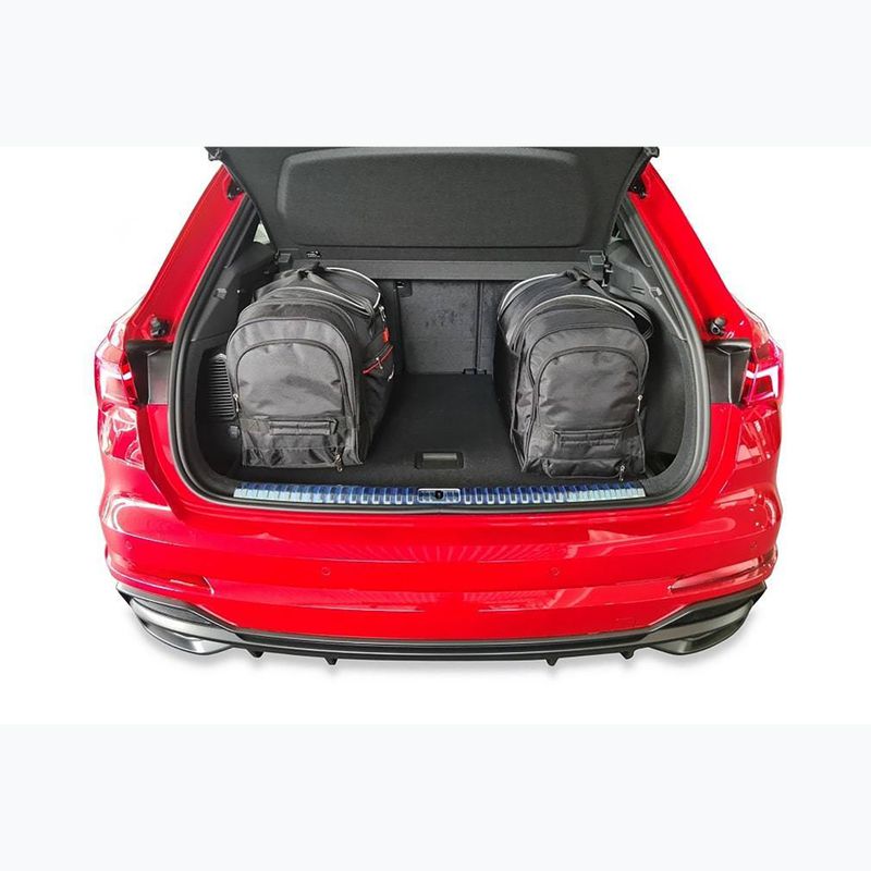 KJUST Audi Q3 Plug-In Hybrid 2020+ Kofferraumtaschen-Set 4 Stück schwarz 19