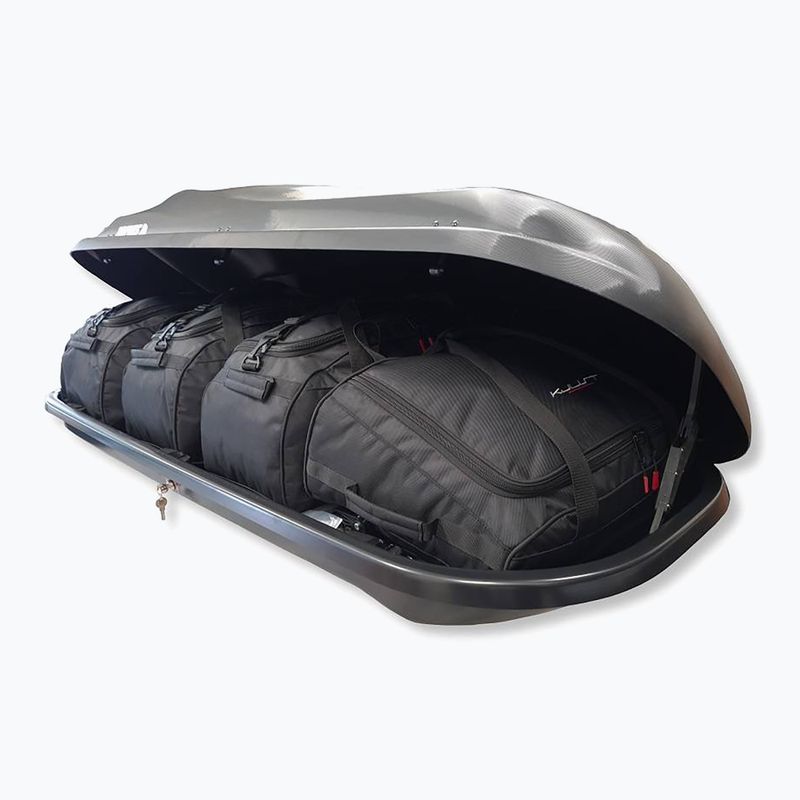 KJUST Menabo Mania 460 Dachboxen-Taschen-Set 4 Stück schwarz. 2