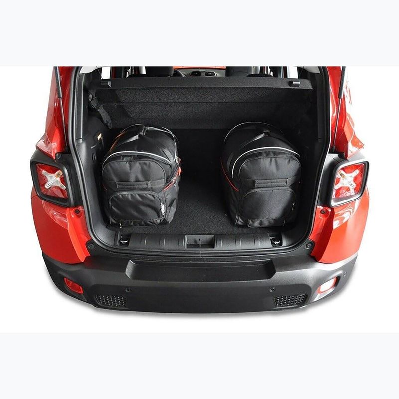Gepäckträgertaschen-Set KJUST Jeep Renegade MHEV 2022+ 4 Stk black 17
