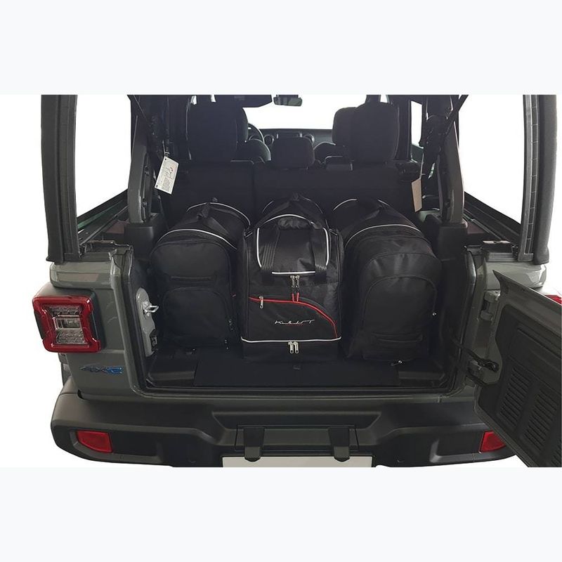 Gepäckträgertaschen-Set KJUST Jeep Wrangler Phev 2021+ 4 Stk black 16