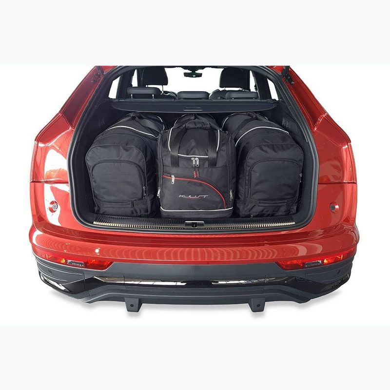 KJUST Audi Q5 Sportback Kofferraumtaschen Set 2020+ 4 Stück schwarz 17