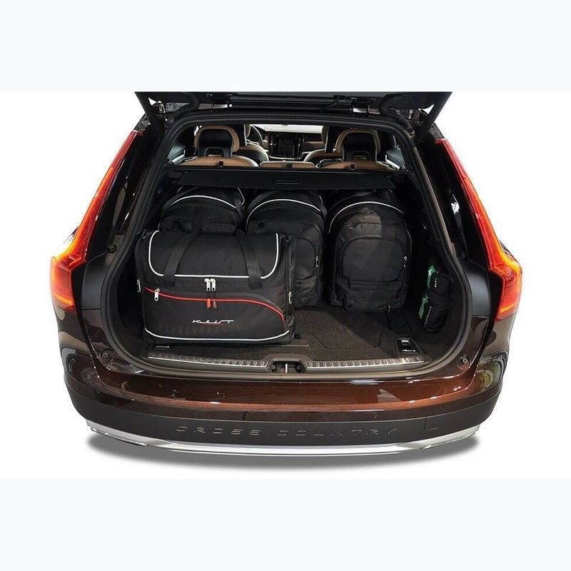 Gepäckträgertaschen-Set KJUST Volvo V90 Cross Country 2016+ 5 Stk. Schwarz 18