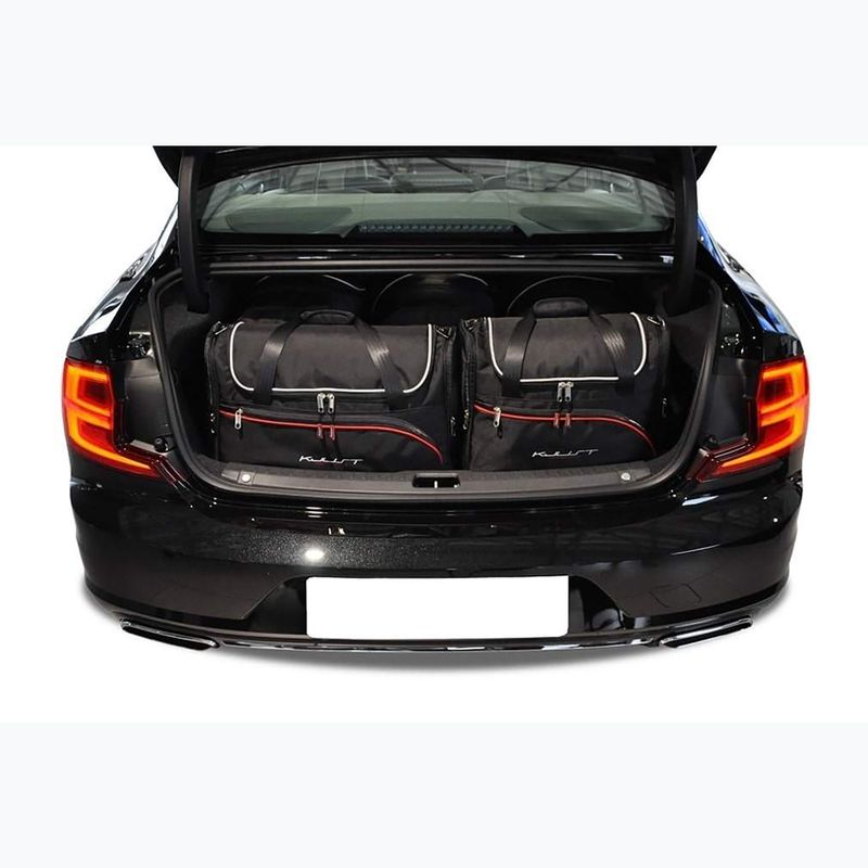Gepäckträgertaschen-Set KJUST Volvo S90 PHEV 2019+ 5 Stk. Schwarz 16