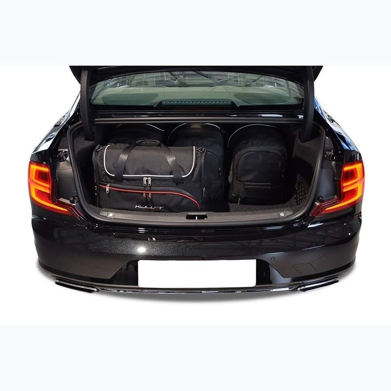 Gepäckträgertaschen-Set KJUST Volvo S90 PHEV 2019+ 5 Stk. Schwarz 17