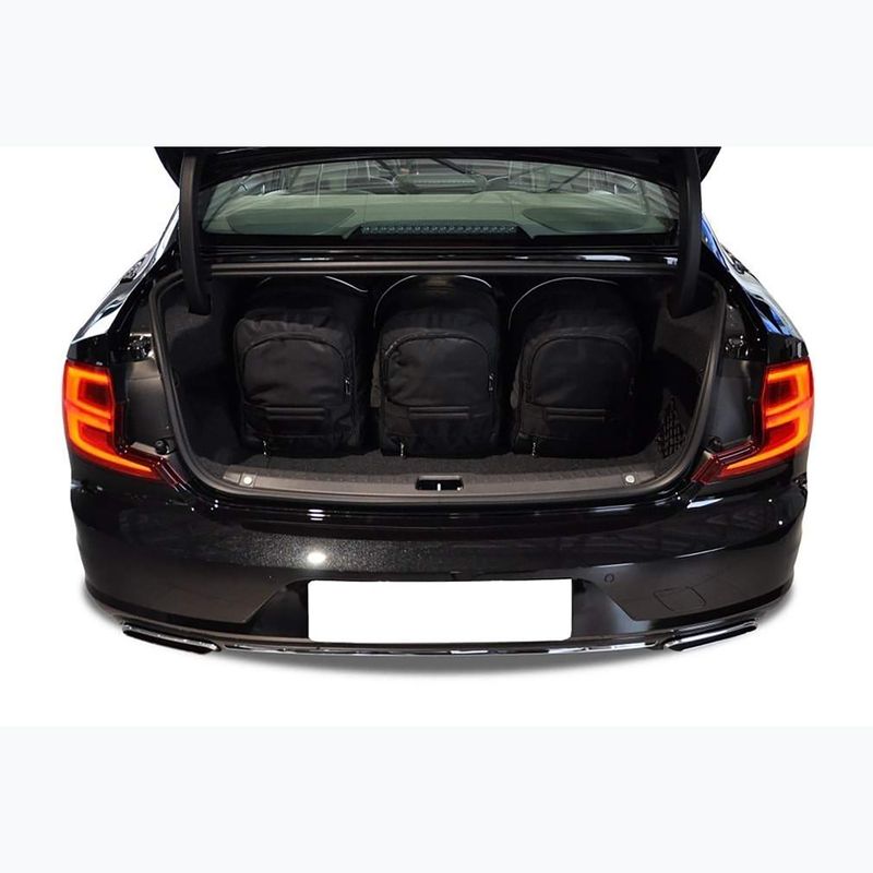Gepäckträgertaschen-Set KJUST Volvo S90 PHEV 2019+ 5 Stk. Schwarz 18