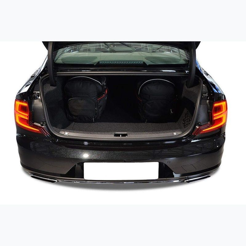 Gepäckträgertaschen-Set KJUST Volvo S90 HEV 2016+ 5 Stk. Schwarz 18
