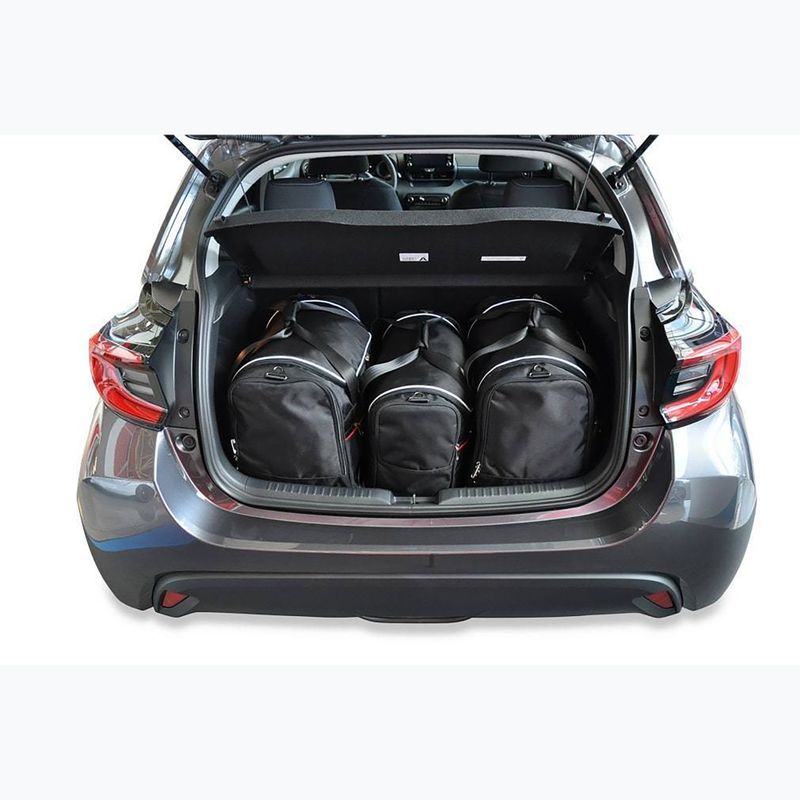 Gepäckträgertaschen-Set KJUST Toyota Yaris Hev 2020+ 3 Stk. Schwarz 16