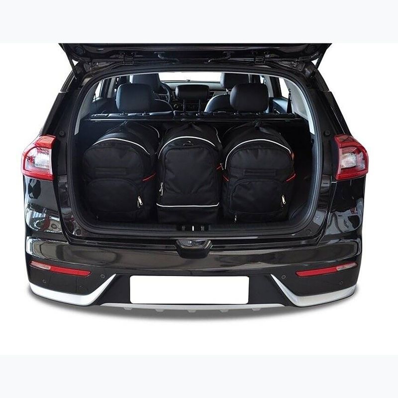 Gepäckträgertaschen-Set KJUST Kia Niro Phev 2017-2022 3 Stk black 10