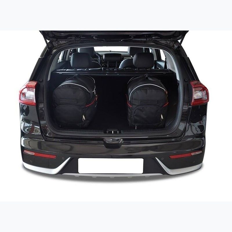 Gepäckträgertaschen-Set KJUST Kia Niro Phev 2017-2022 3 Stk black 11