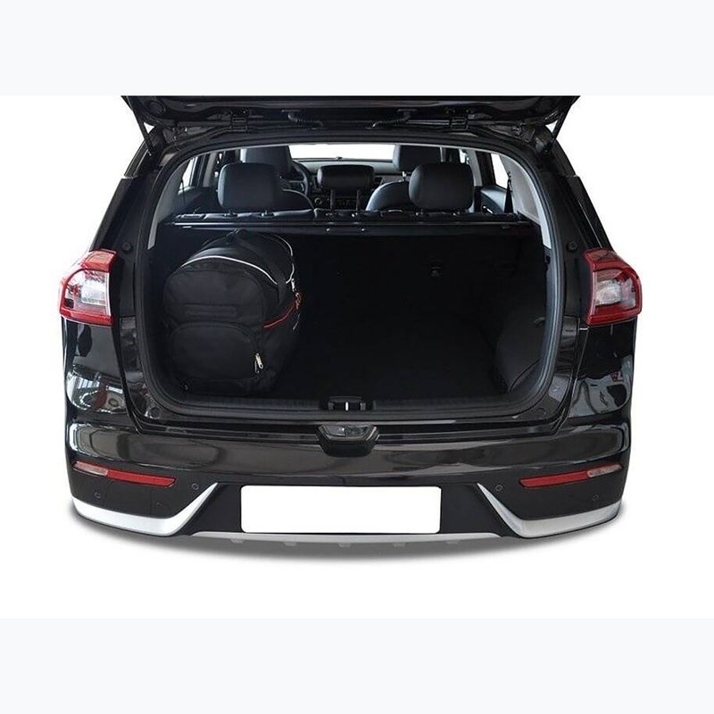 Gepäckträgertaschen-Set KJUST Kia Niro Phev 2017-2022 3 Stk black 12