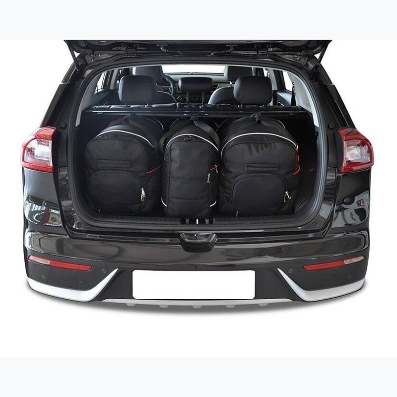 Gepäckträgertaschen-Set KJUST Kia Niro Phev 2017-2022 3 Stk black 13