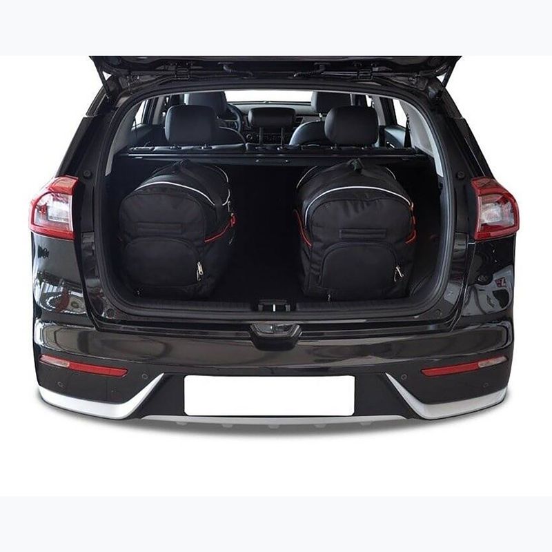 Gepäckträgertaschen-Set KJUST Kia Niro Phev 2017-2022 3 Stk black 14