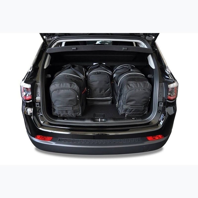 Gepäckträgertaschen-Set KJUST Jeep Compass Mhev 2022+ 4 Stk black 16