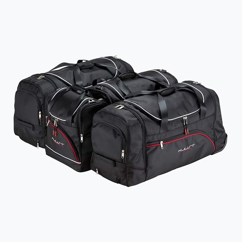 Gepäckträgertaschen-Set KJUST Jeep Compass Mhev 2022+ 4 Stk black