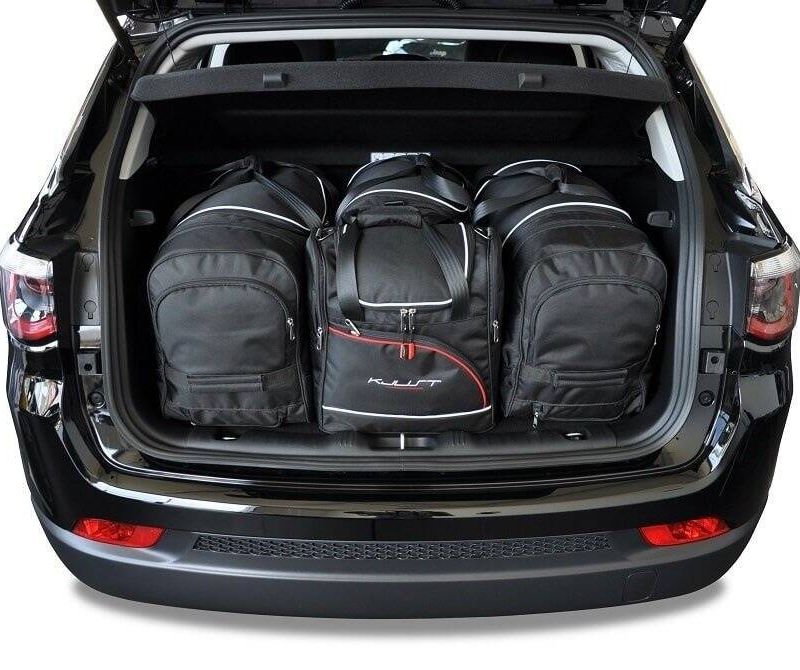 Gepäckträgertaschen-Set KJUST Jeep Compass Mhev 2022+ 4 Stk black 17