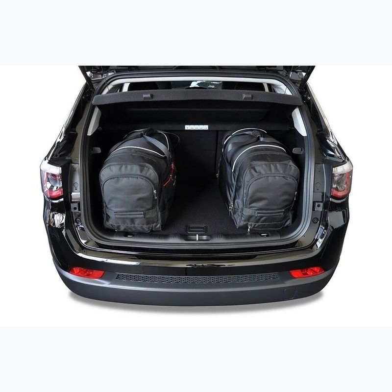 Gepäckträgertaschen-Set KJUST Jeep Compass Mhev 2022+ 4 Stk black 19