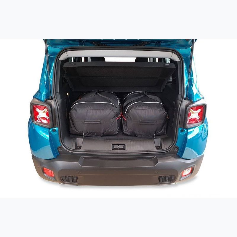 Gepäckträgertaschen-Set KJUST Jeep Renegade Phev 2020+ 2 Stk black 8