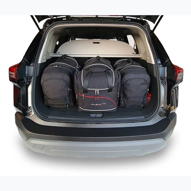 Gepäckträgertaschen-Set KJUST Nissan X-Trail HEV 2022+ 4 Stk. Schwarz 12