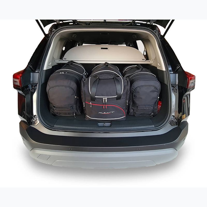 Gepäckträgertaschen-Set KJUST Nissan X-Trail MHEV 2022+ 4 Stk. Schwarz 13