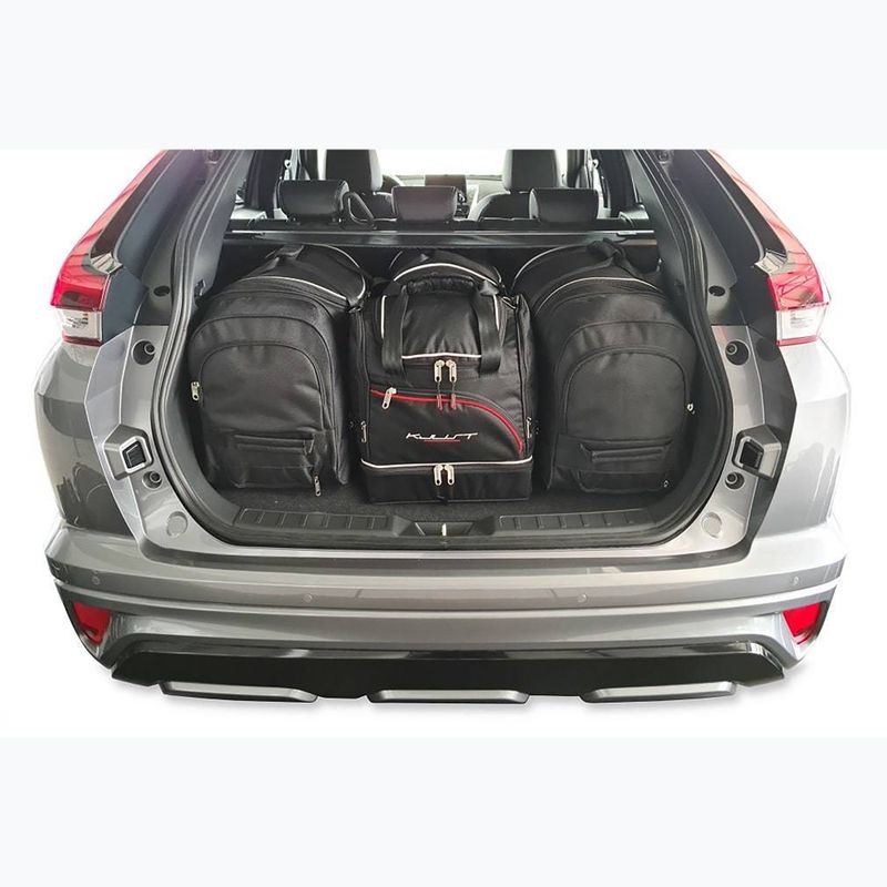 Gepäckträgertaschen-Set KJUST Mitsubishi Eclipse Cross PHEV 2021+ 4 Stk. Schwarz 11