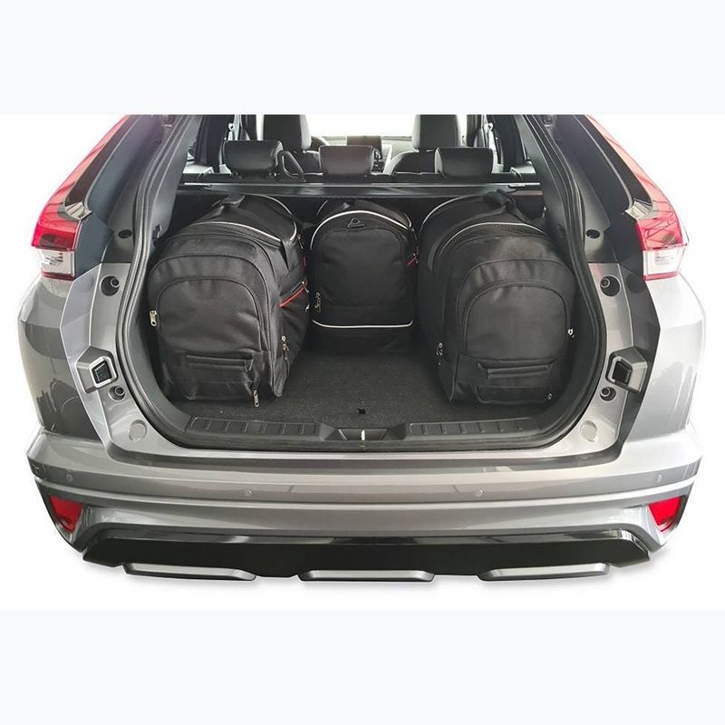 Gepäckträgertaschen-Set KJUST Mitsubishi Eclipse Cross PHEV 2021+ 4 Stk. Schwarz 12