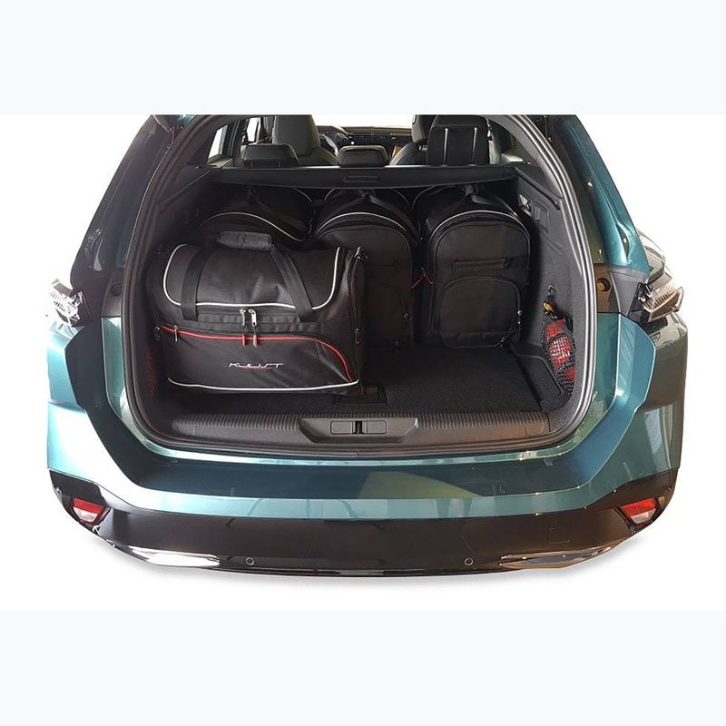 Gepäckträgertaschen-Set KJUST Peugeot 308 SW PHEV 2021+ 5 Stk. Schwarz 14